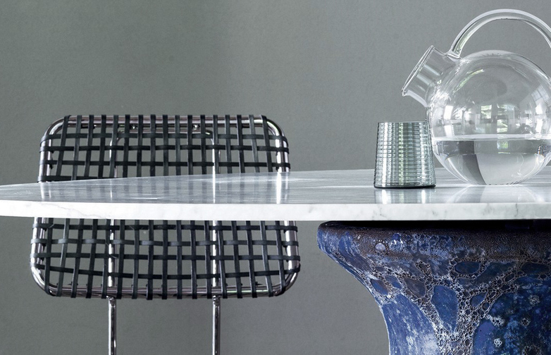 Moon 34 Dining Table – Marble – Ø130