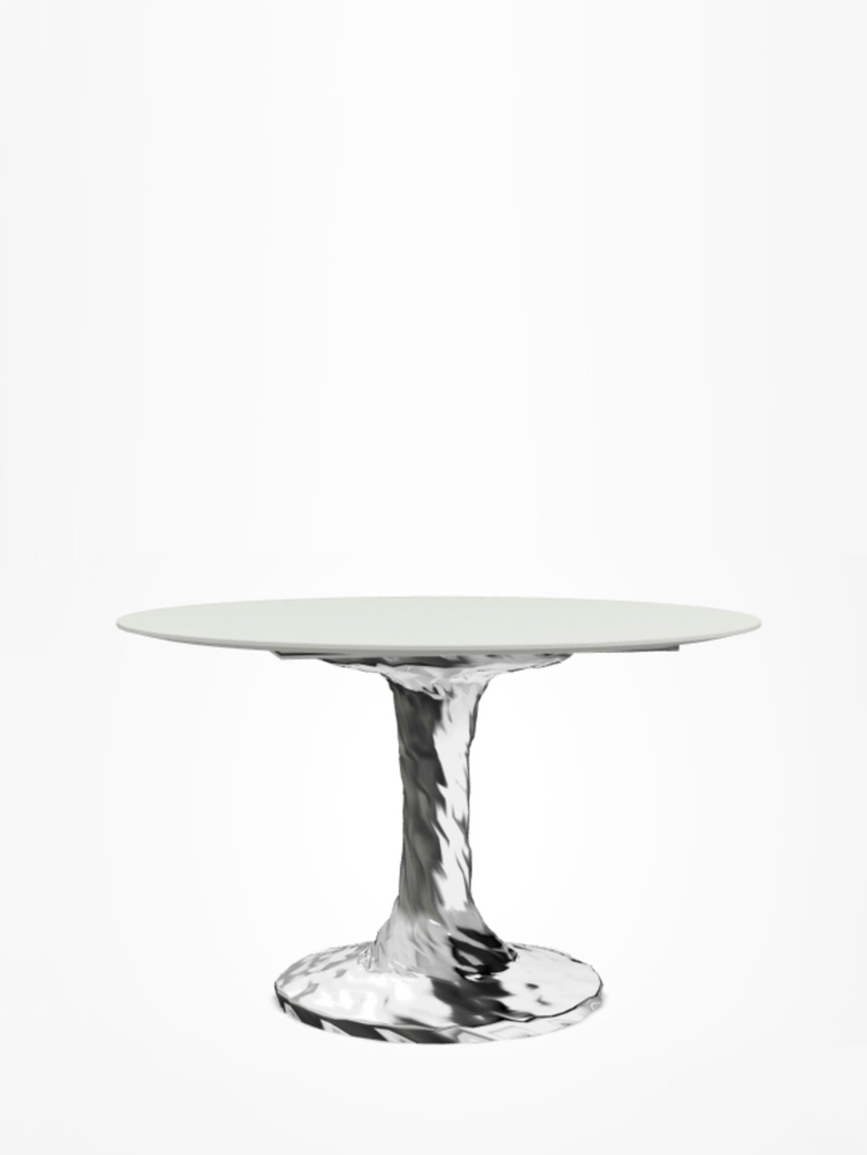 Next 132 Round Table – White – Ø120