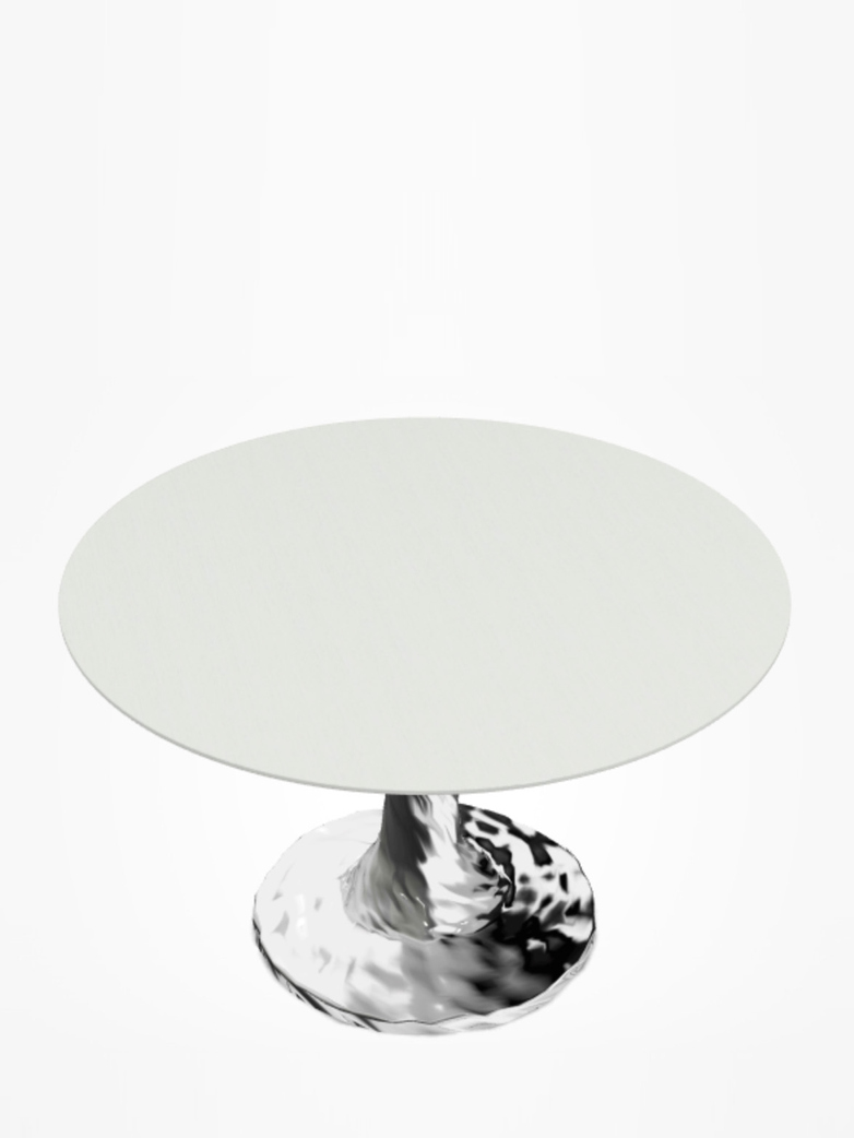Next 132 Round Table – White – Ø120