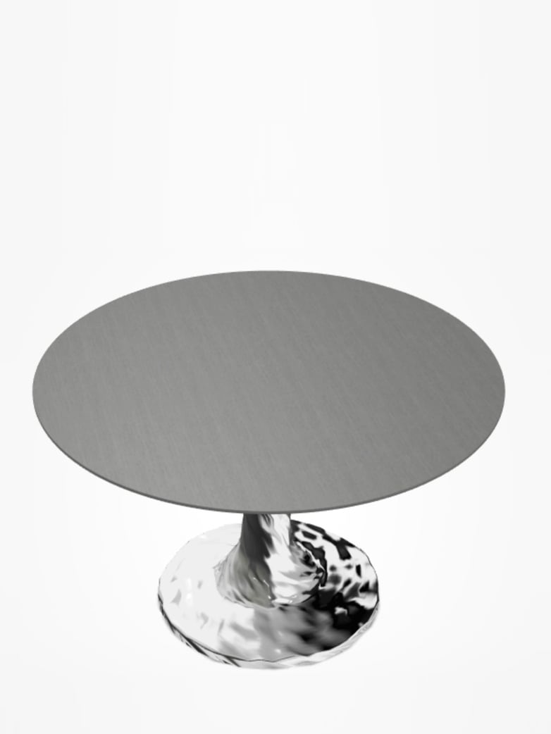Next 132 Round Table – Grey – Ø120