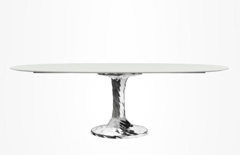 Next 137 Oval Table – White – 240 cm