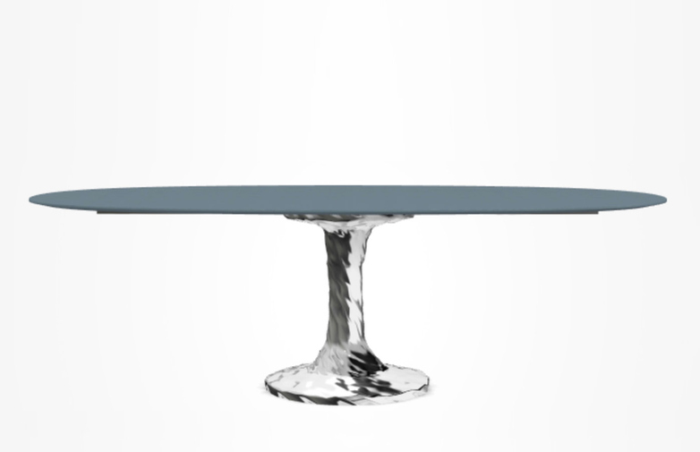 Next 137 Oval Table – Blue – 240 cm