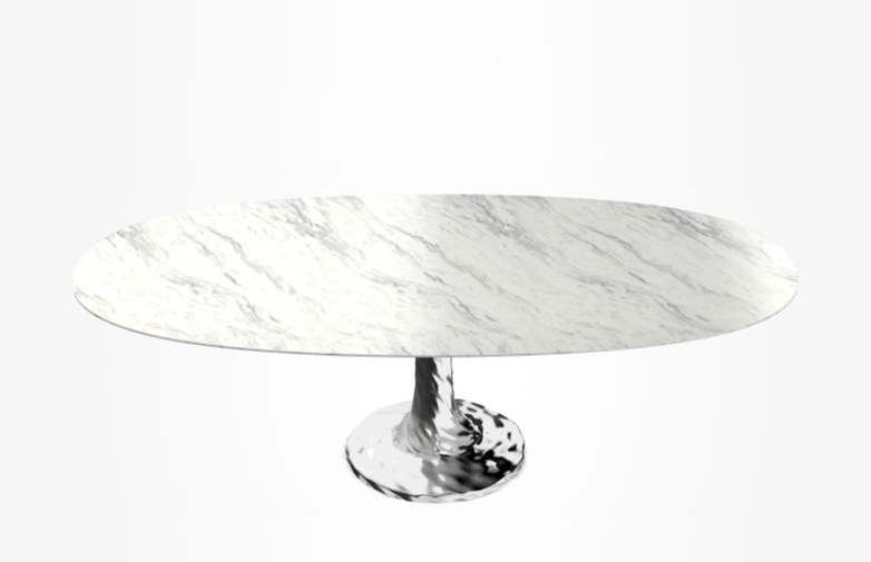 Next 137 Oval Table – Marble – 240 cm