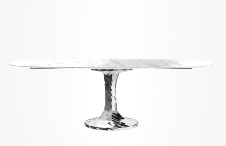 Next 137 Oval Table – Marble – 240 cm
