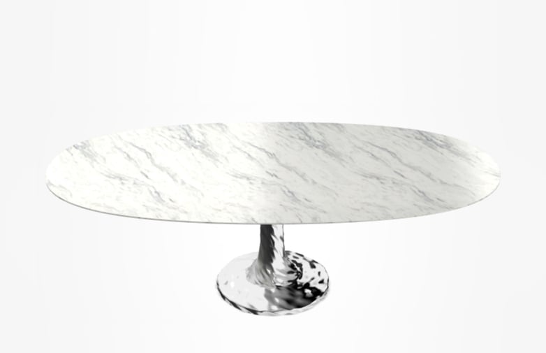 Next 138 Oval Table – Marble – 200 cm