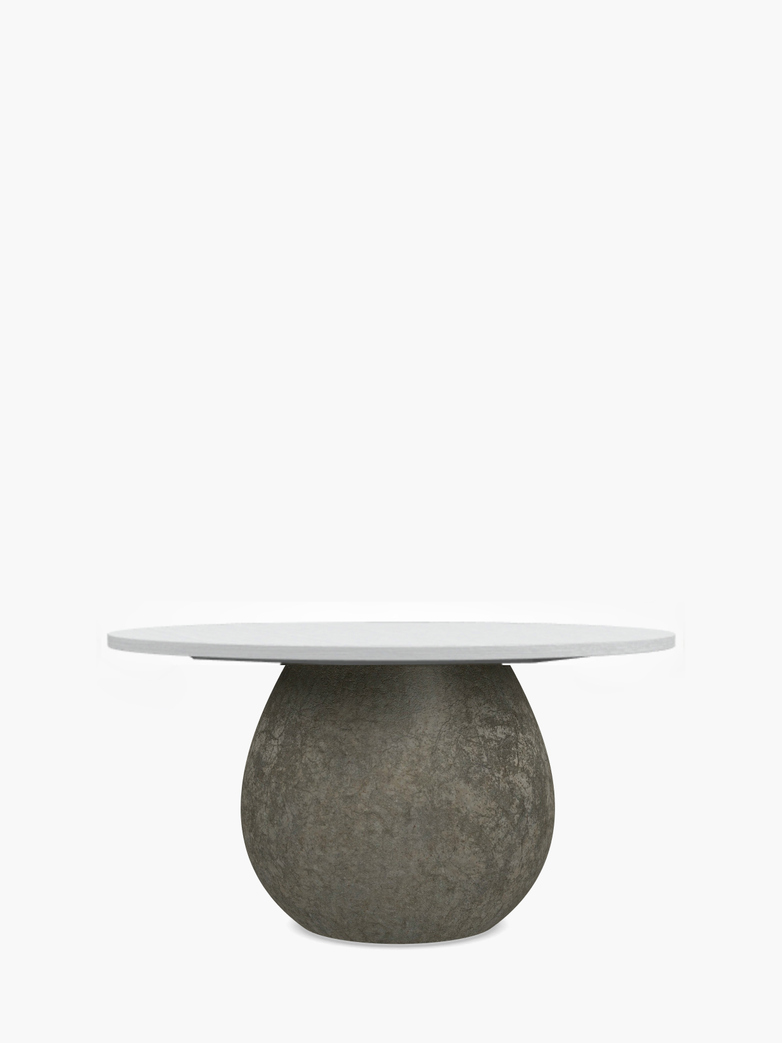 Next 232 Round Table – White Lacquered – Ø140