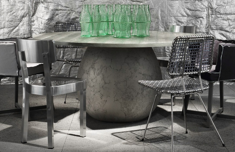 Next 236 Round Table – Glossy Grey – Ø160