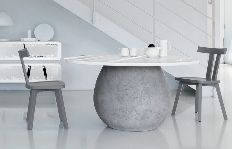 Next 236 Round Table – Glossy Grey – Ø160