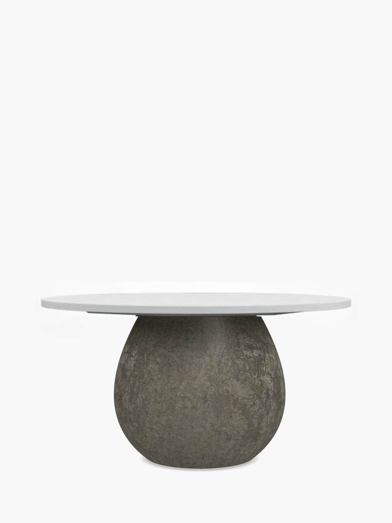 Next 236 Round Table – White Lacquered – Ø160