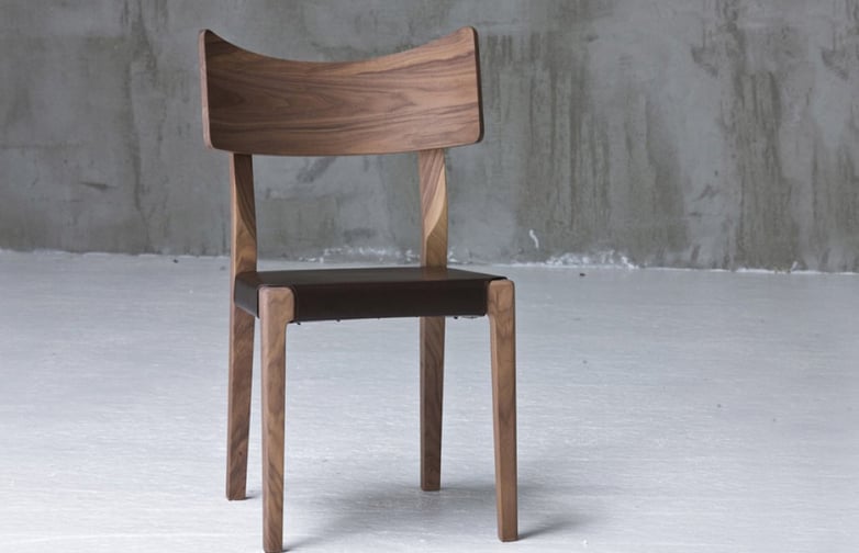 Sweet 21 C Chair – Brown Leather