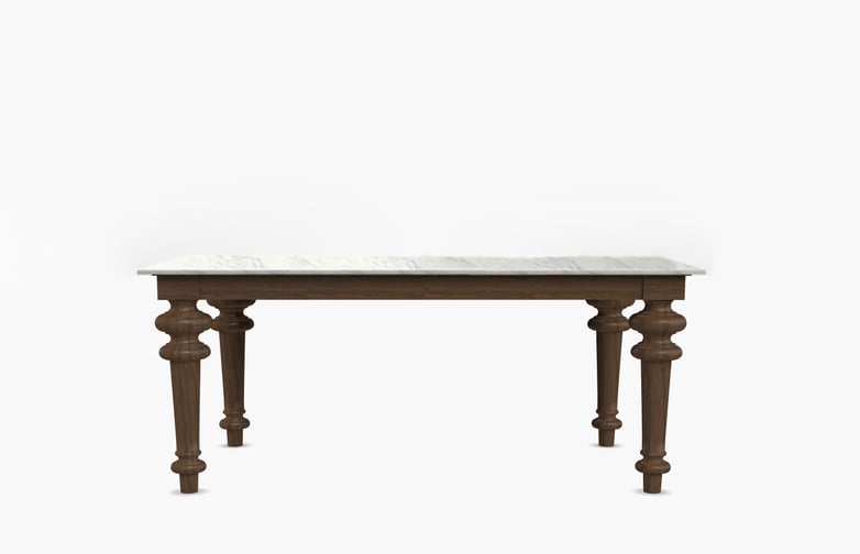 Gray 32 Square Table – Marble – 140