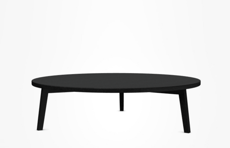 Gray 46 Coffee Table – Black – Ø130