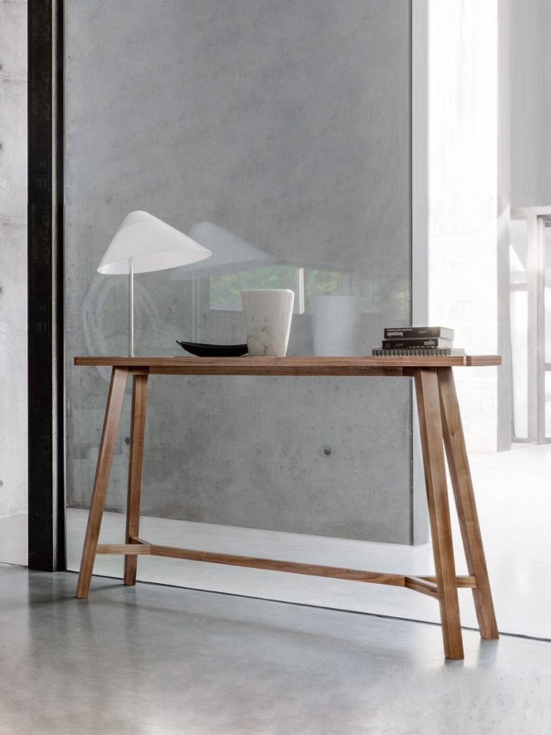 Gray 61 Console Table – Walnut