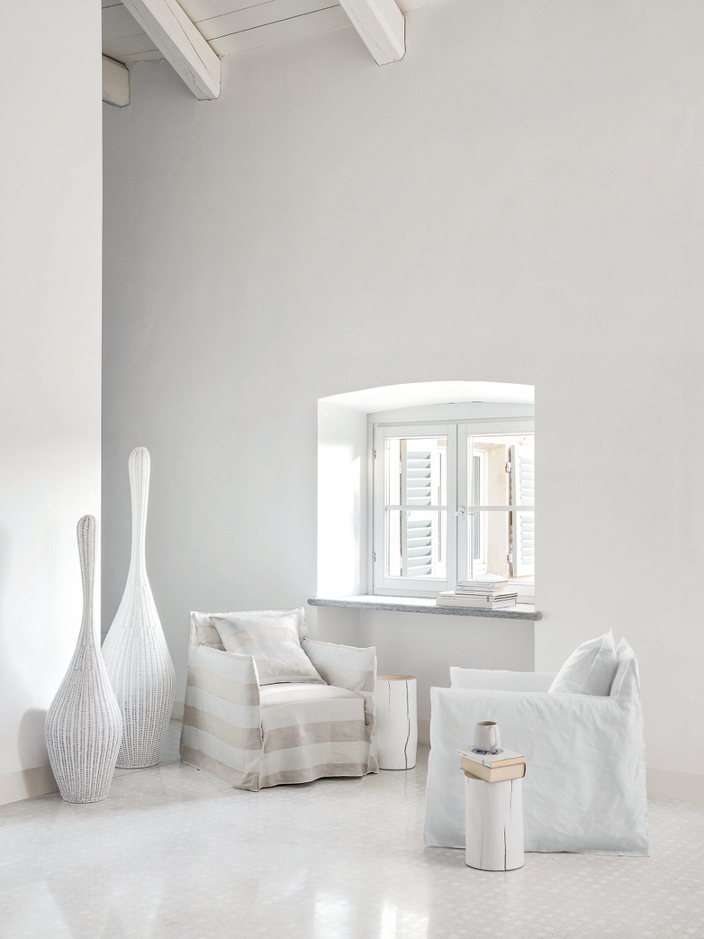 Bolla L Standing Lamp – White