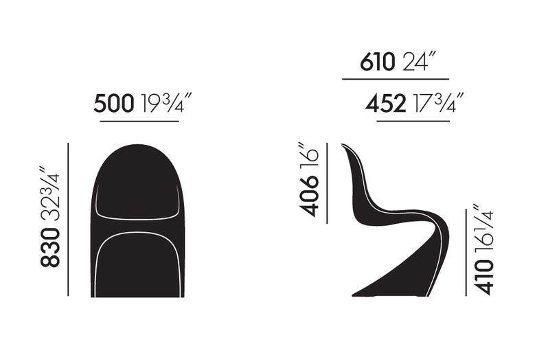 Panton Chair – Black