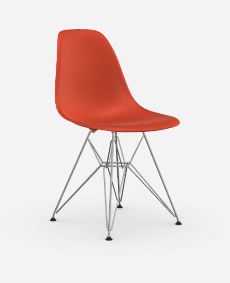 Eames Plastic Chair – DSR – Poppy Red