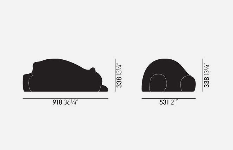 Resting Bear – Mauve