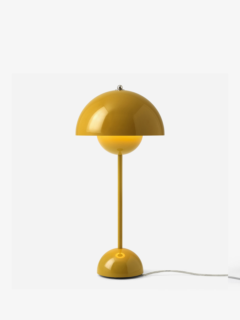 Flowerpot VP3 Table Lamp – Mustard