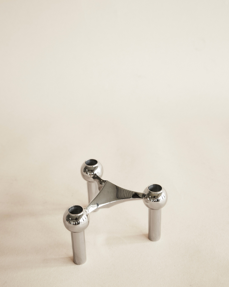 Nagel Candle Holder Chrome