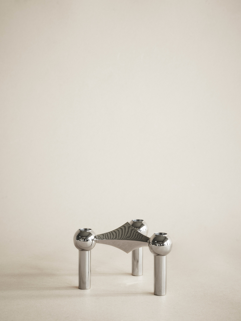 Nagel Candle Holder Chrome