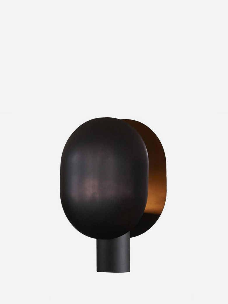 Clam Table Lamp – Burned Black