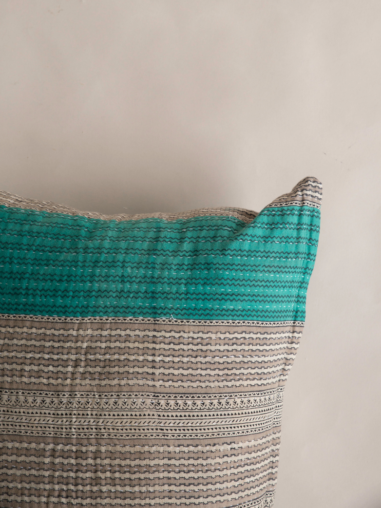Sari Kantha – Stripe –50x70