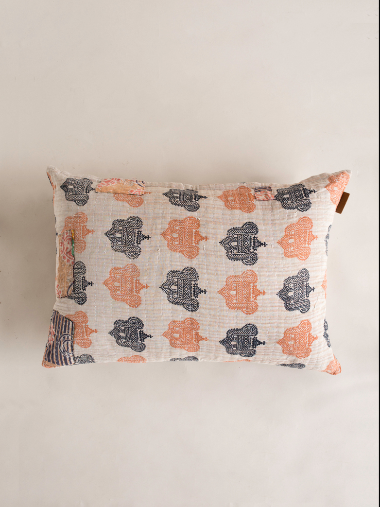 Sari Kantha – Beige – 50 x 70