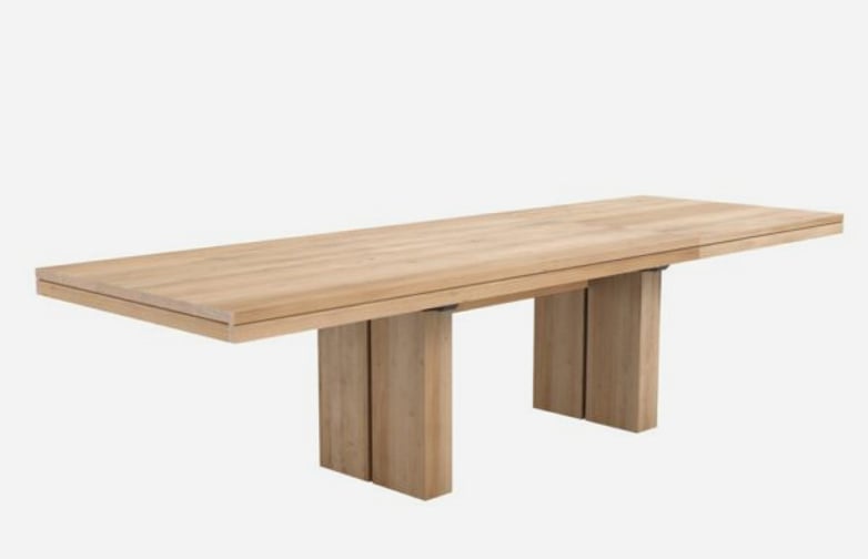 Double Extendable Table – Oak