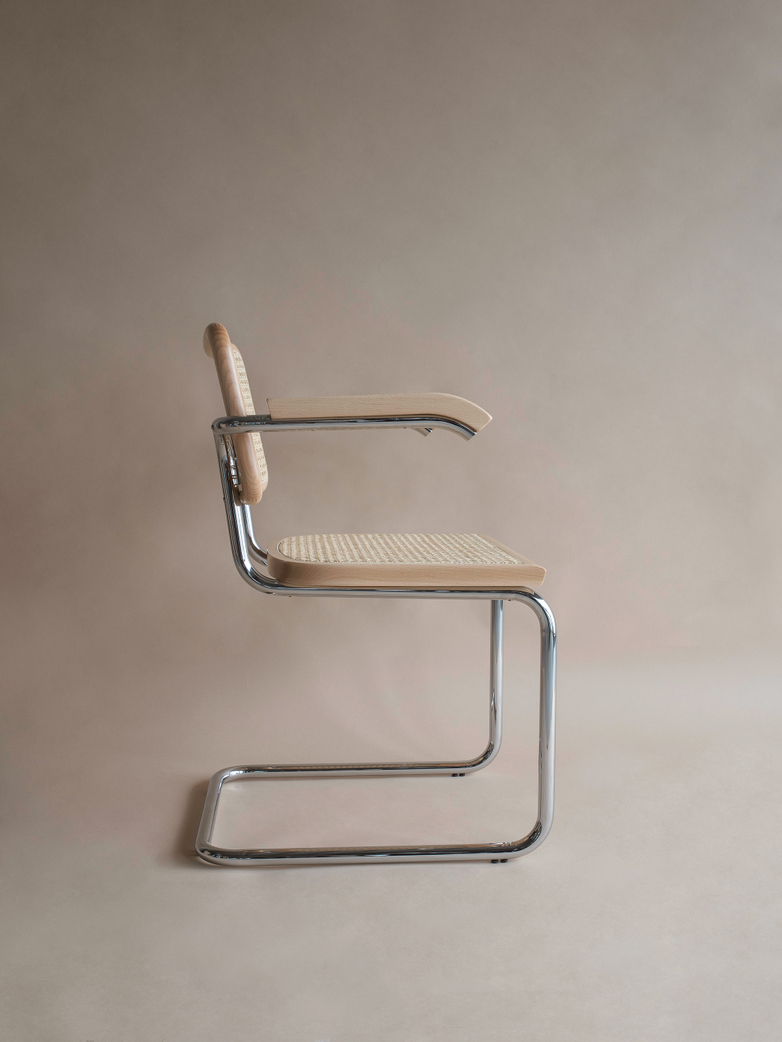 Bauhaus Armchair MB05 - Natural Frame