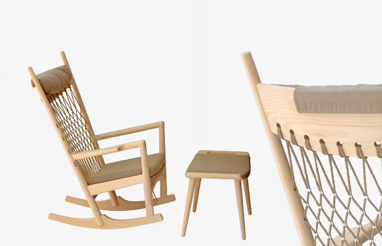 PP124 Rocking Chair – Soaptreated Ash