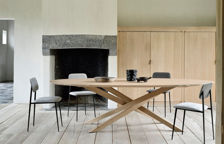 Mikado Dining Table – Oak – Oval