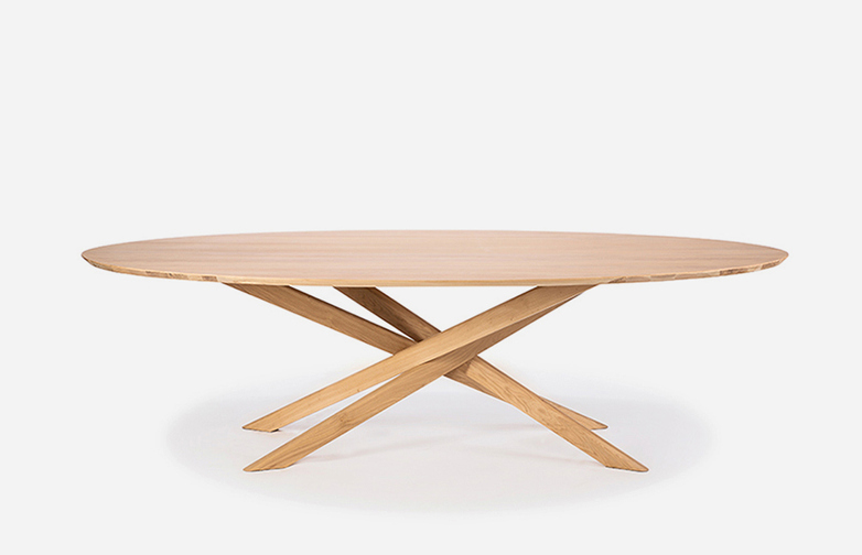 Mikado Dining Table – Oak – Oval