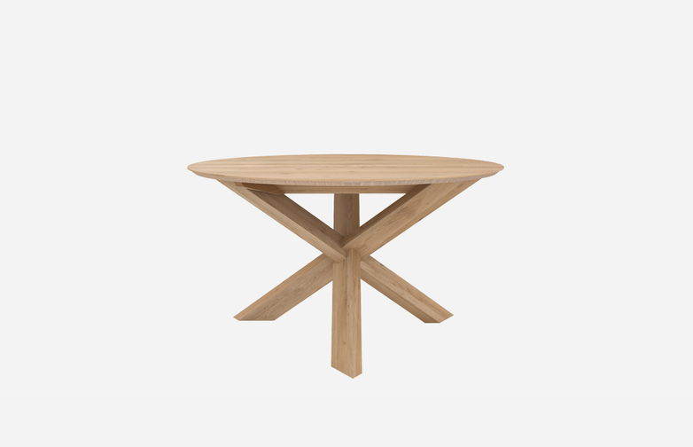 Circle Dining Table – Oak – Ø136