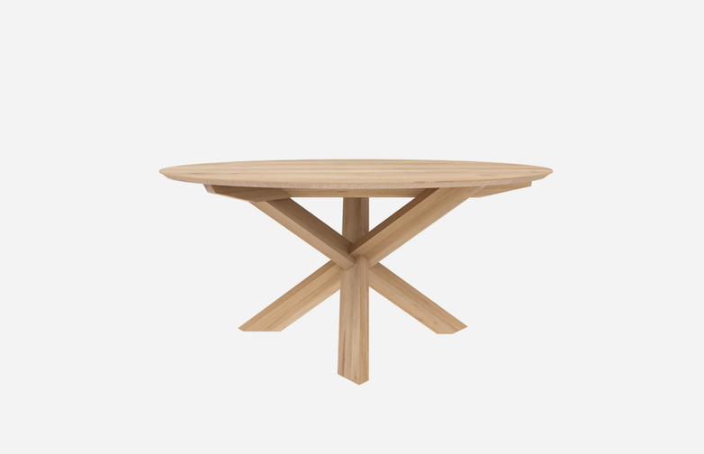 Circle Dining Table – Oak – Ø163