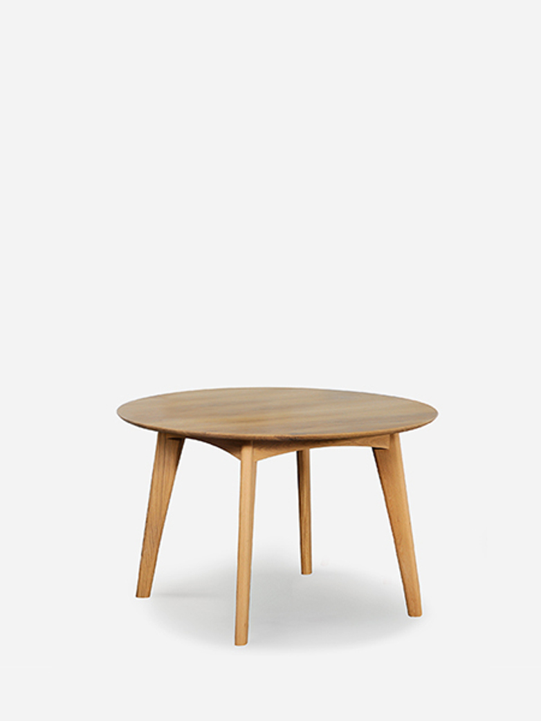 Osso Round Dining Table – Oak – Ø120