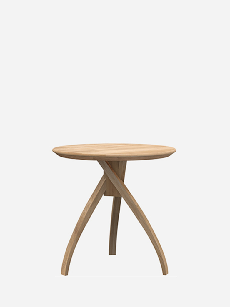 Twist Side Table – Oak – Large
