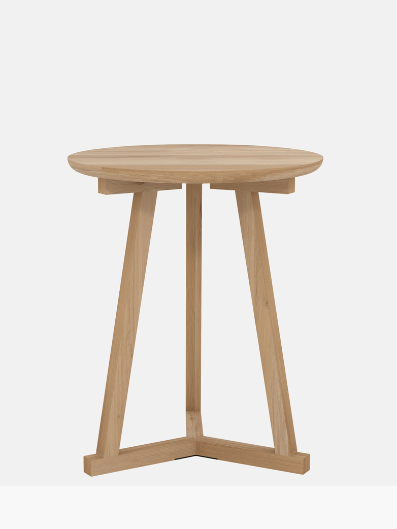 Tripod Side Table – Oak – Ø46