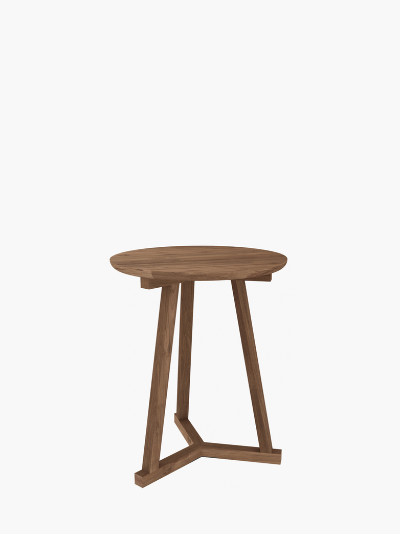 Tripod Side Table – Teak – Ø46
