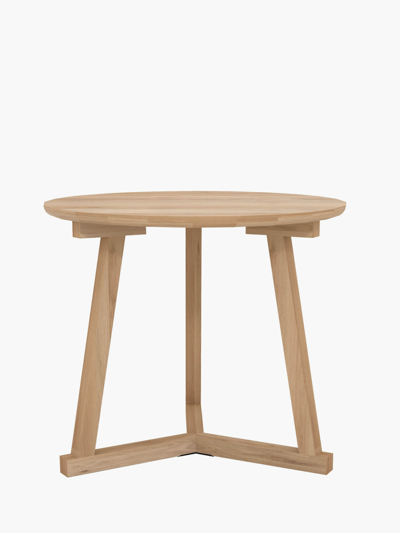 Tripod Side Table – Oak – Ø70