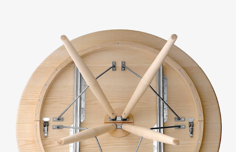 PP75 Table – Soaptreated Ash – Ø120