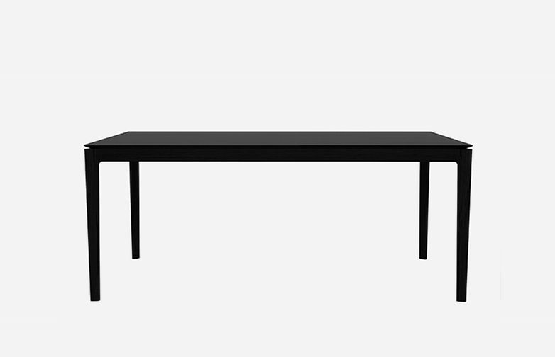 Bok Dining Table – Black Oak – 140 x 80