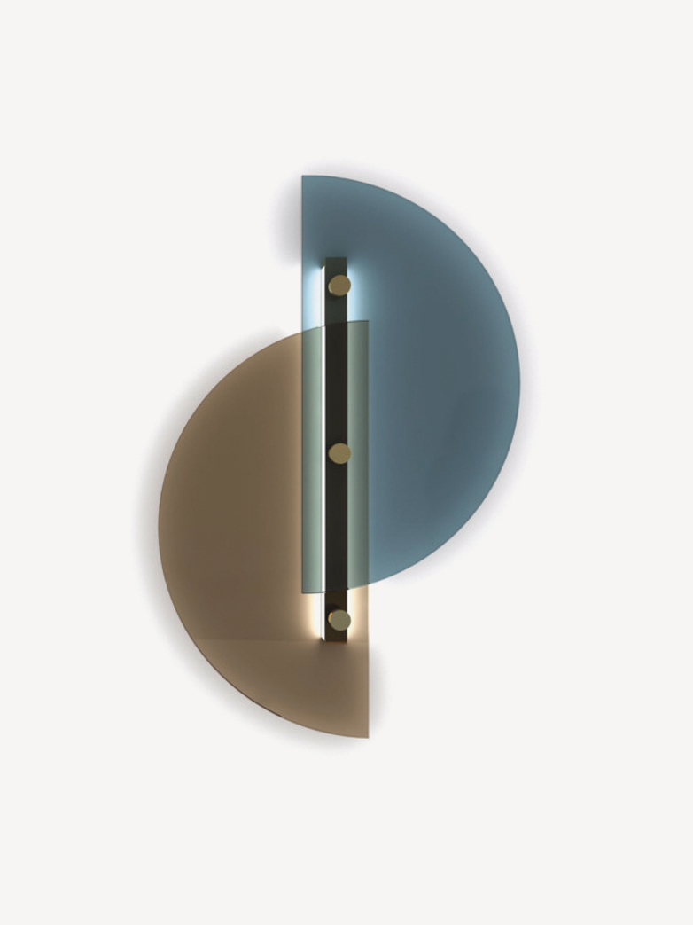 Papillon Wall Lamp – Blue/Bronze