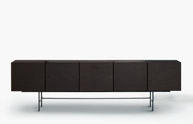 Rubycon Cabinet – 5 Cubes – Wengé