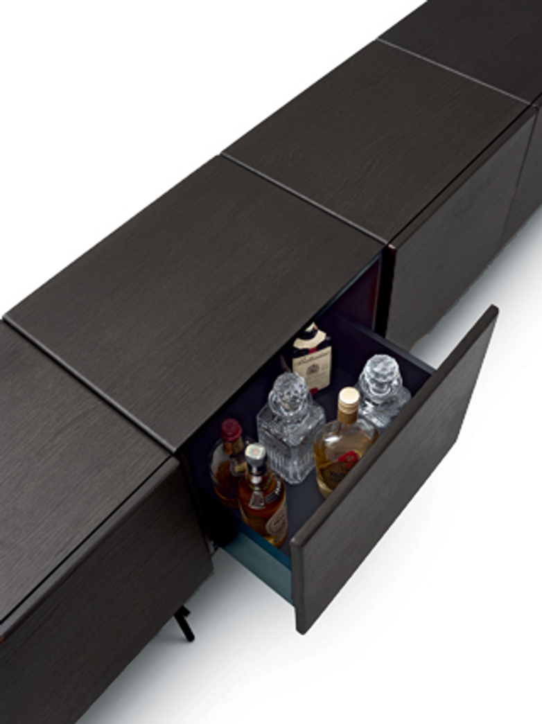 Rubycon Cabinet – 4 Cubes – Wengé
