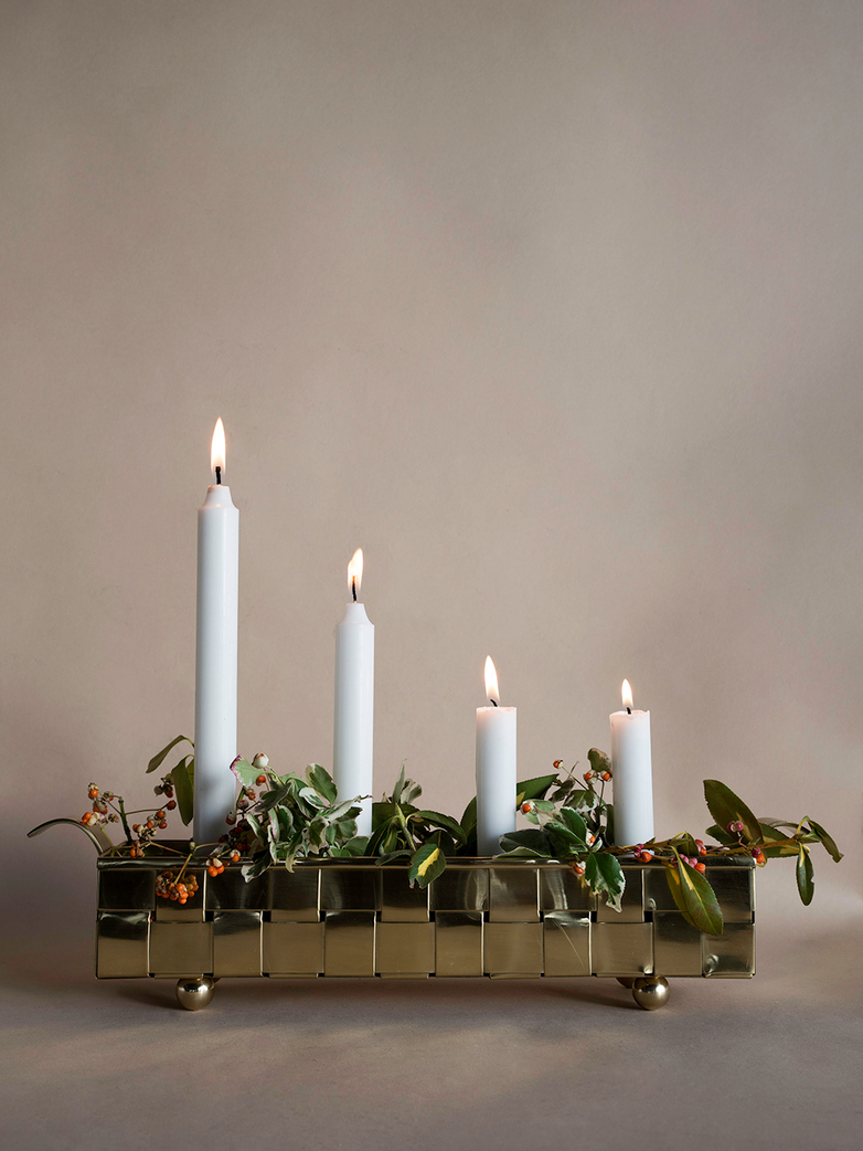 Näver Advent Candle Holder