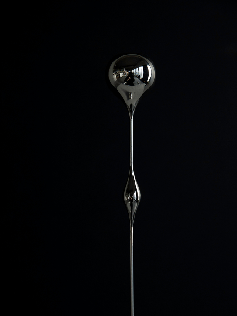 Tender Candle Holder Nickel – High