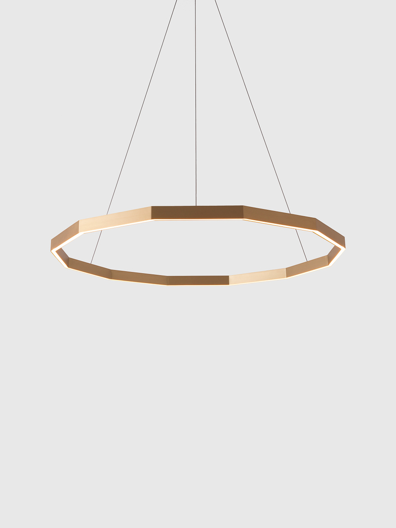 Midnight Pendant – Brushed Brass