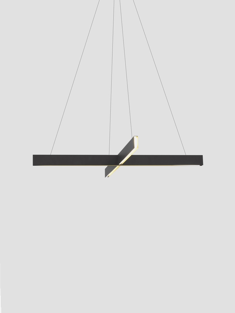 Cross Pendant – Black