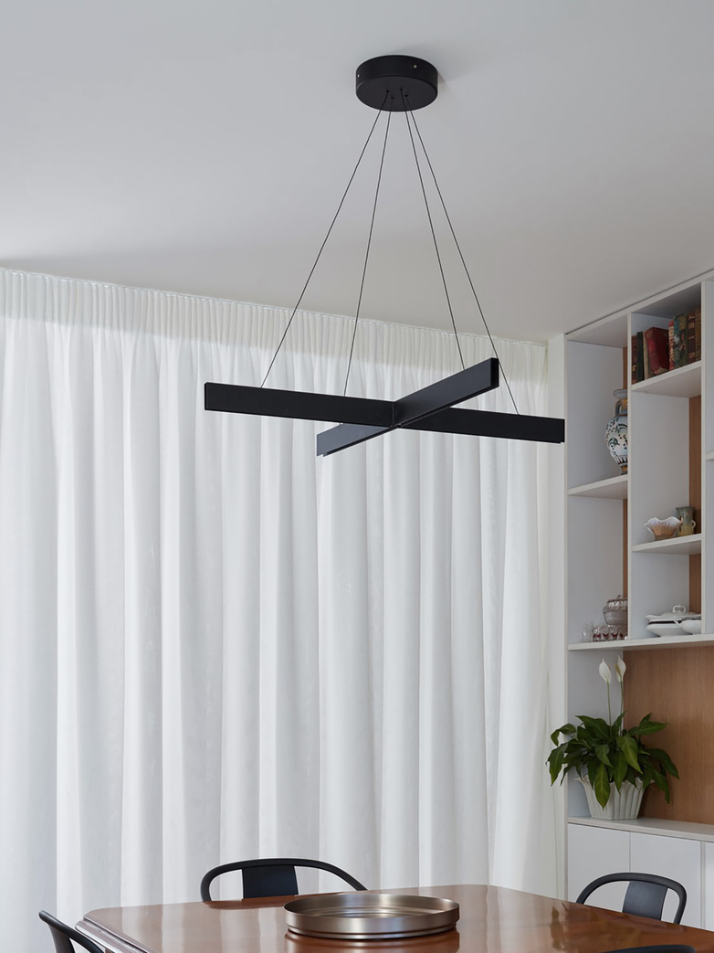 Cross Pendant – Black