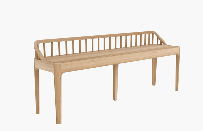 Spindle Bench – Oak